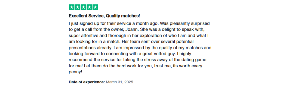 Master Matchmakers Reviews Trustpilot