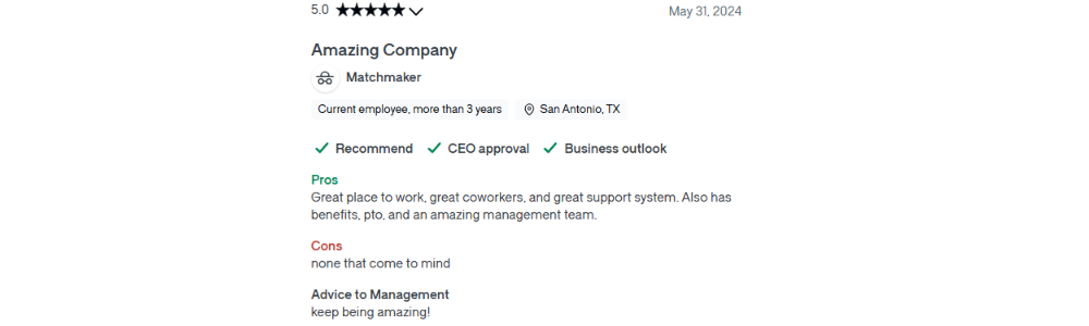 The Matchmaking Company Reviews Glassdoor1