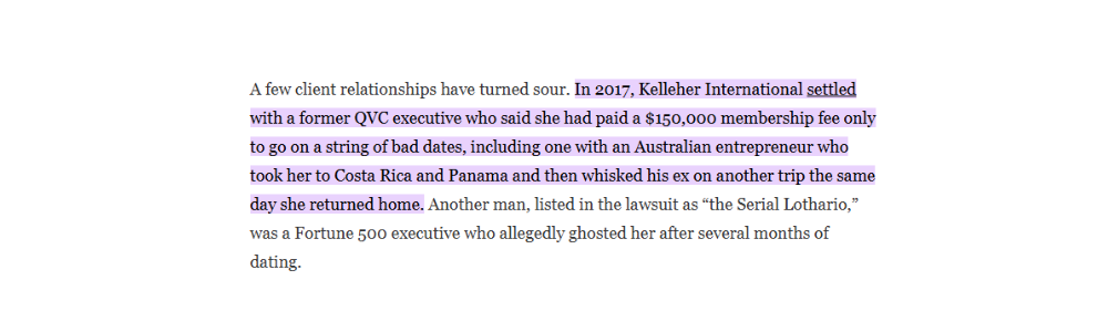 Kelleher Complaints