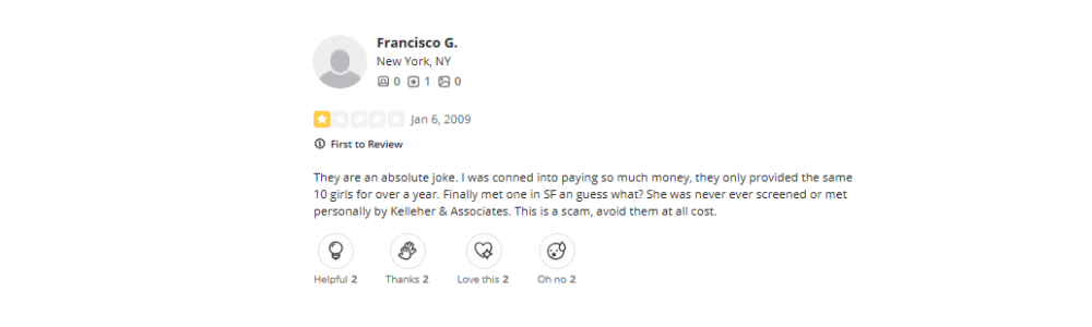 Kelleher Reviews Yelp