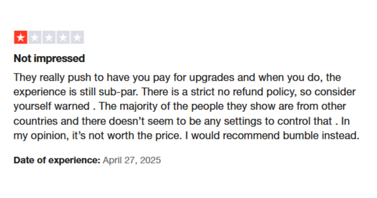 Luxy Dating App Reviews Trustpilot